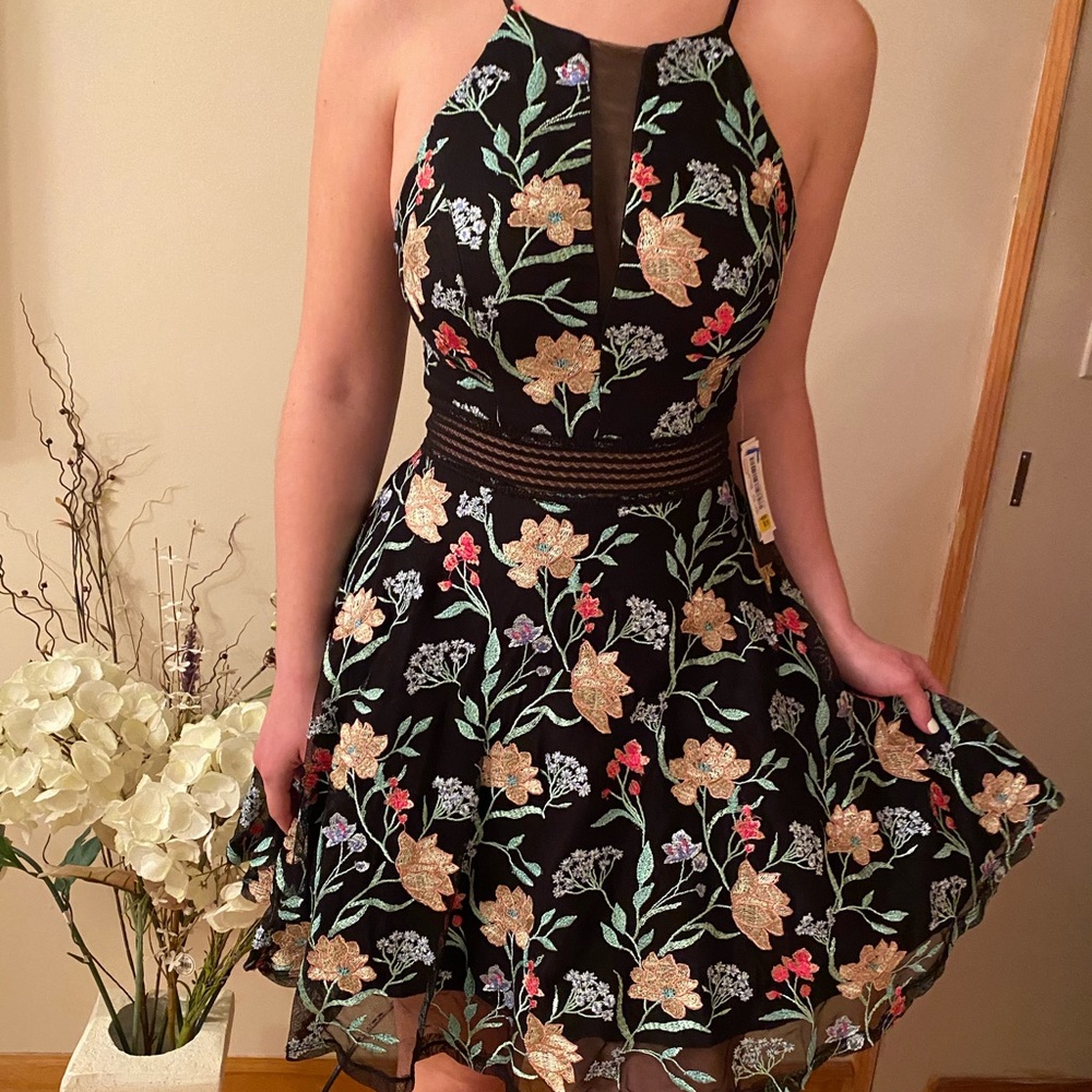 Embroiled short dress Dillard’s